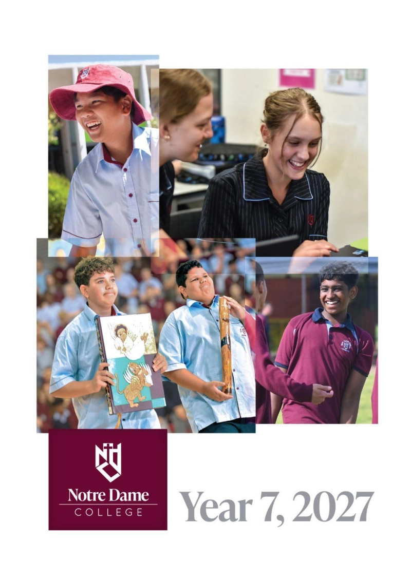 Year 7 2027 Information and Subject Guide