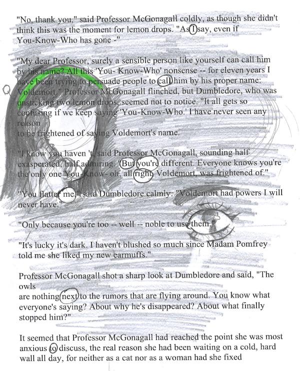 Blackout Poetry 1