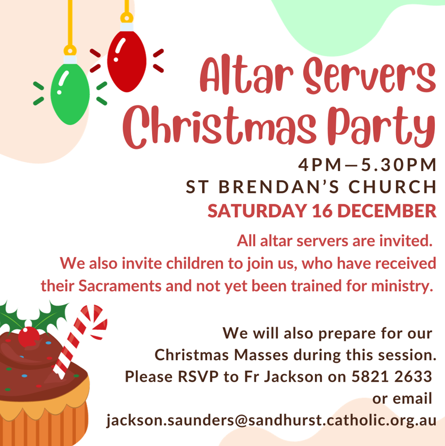 Altar Servers Christmas Party