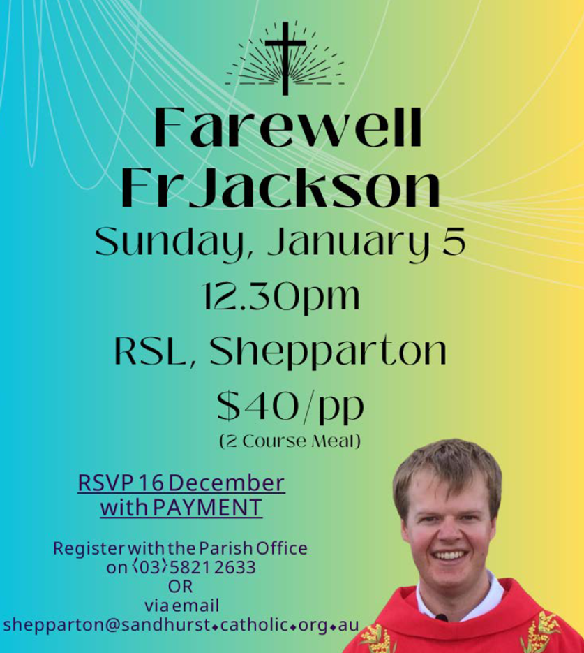 Father Jackson Farewell