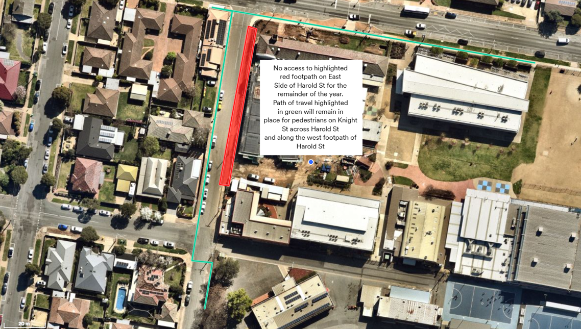 Harold Street Access