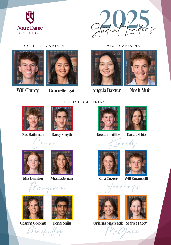 Student Capatians 2025