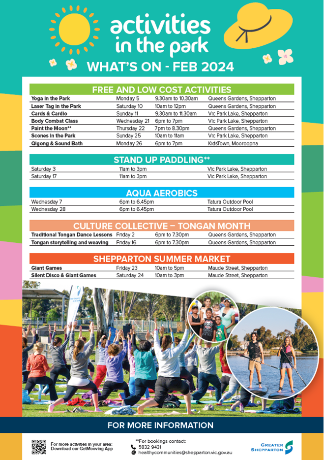 Activities in the Park